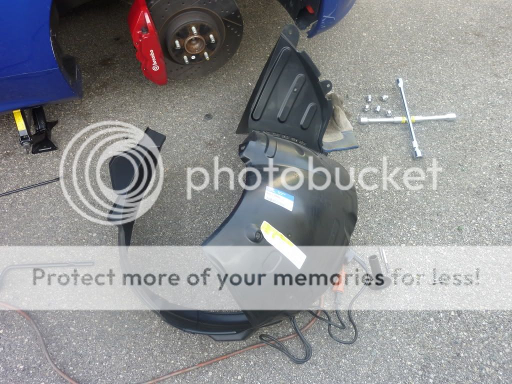 DIY Replacing the front wheel well liner Hyundai Genesis Forum